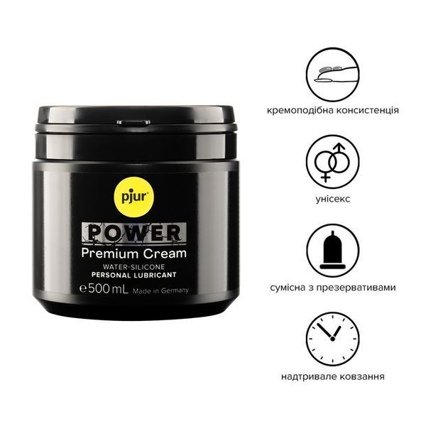 Лубрикант для фістингу та анального сексу Pjur Power Premium Cream (500 мл) PJ10300 фото