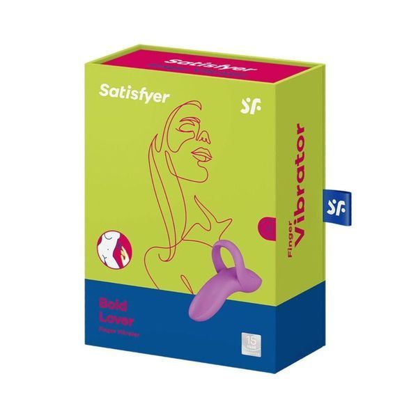 Вібратор на палець Satisfyer Bold Lover Dark Pink SO6720 фото