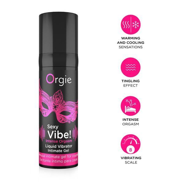 Рідкий вібратор Orgie Sexy Vibe Intense Orgasm (15 мл) SX1547 фото