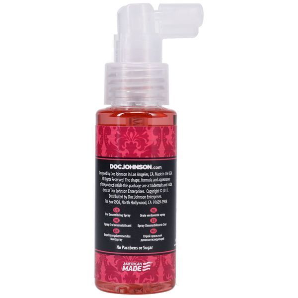 Спрей для глибокого мінету Doc Johnson GoodHead DeepThroat Spray Sweet Strawberry (59 мл) SO2801 фото