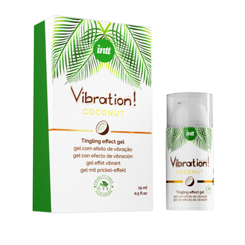 Рідкий вібратор Intt Vibration Coconut Vegan (15 мл) SO5972 фото