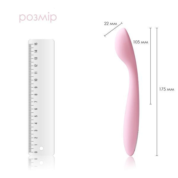 Стимулятор клітора та точки G Svakom Keri Pale Pink SO4832 фото