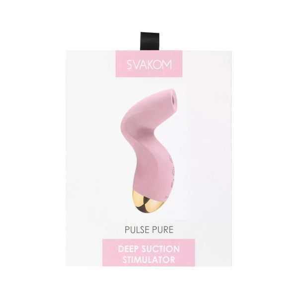 Вакуумний кліторальний стимулятор Svakom Pulse Pure Pale Pink SO6993 фото