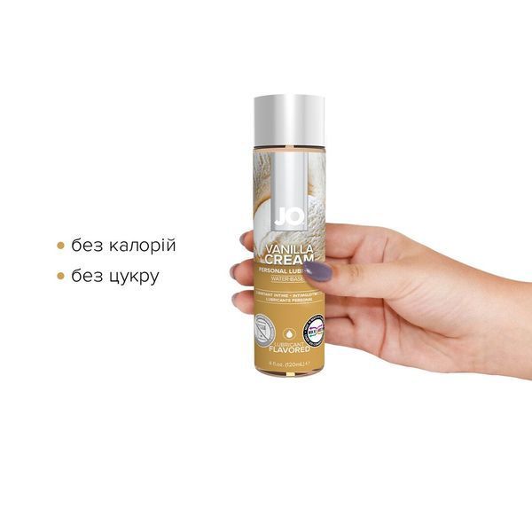 Лубрикант на водній основі JO H2O Vanilla Cream (120 мл) SO1778 фото
